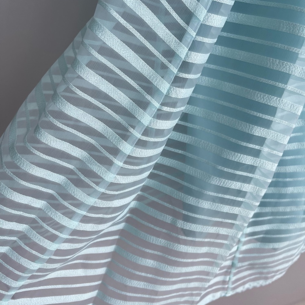 Halston Heritage Organza Cocktail Dress – Seafoam - Picture 7 of 7